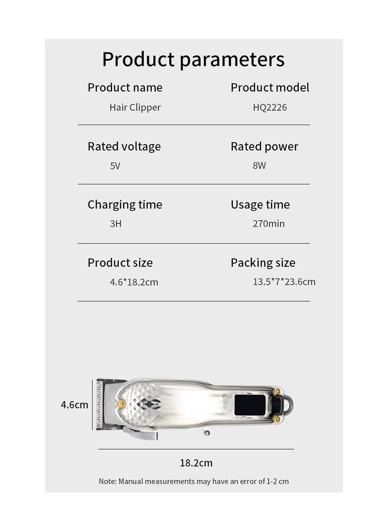 ROZIAPRO Professional adjustable Blade Clipper HQ2226