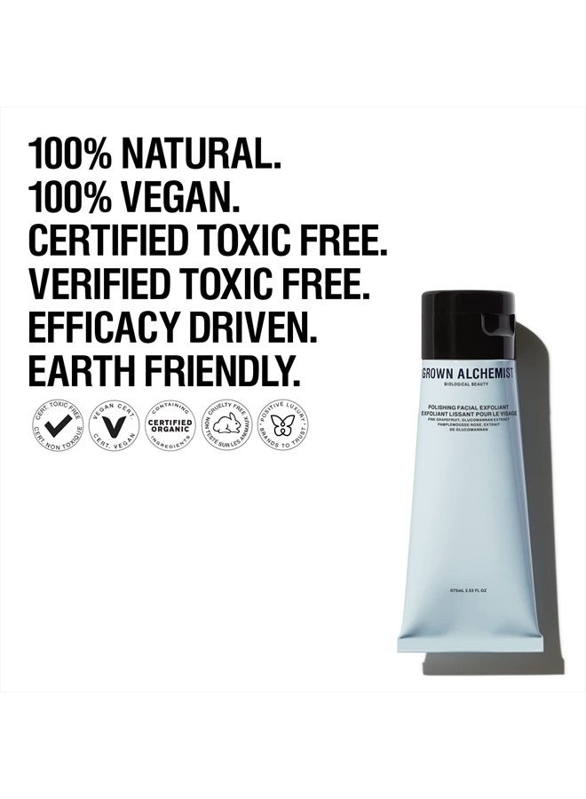 Polishing Facial Exfoliant with Pink Grapefruit and Glucomannan Extract (75ml / 2.53oz)