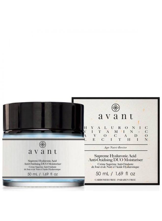 Avant Skincare Supreme Hyaluronic Acid Anti-Oxidising Duo Moisturiser 50ml