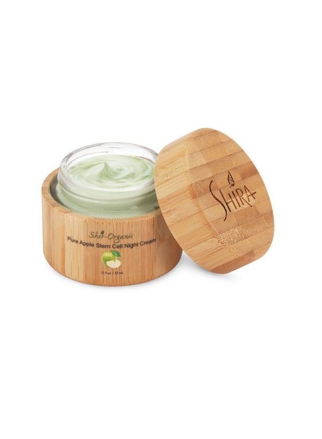 Shirorganic Pure Apple Stem Cell Night Cream Lightweight Hyper Pigmented Combination & Mature Skin Powerful Natural Source Skin Brighteners. (15 Ml)