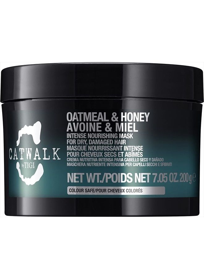 Tigi Catwalk Oatmeal and Honey Intense Nourishing Mask for Unisex, 7.05 Ounce