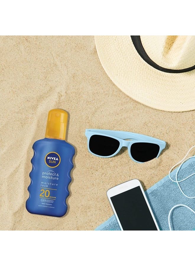 Sun by Nivea Protect & Moisturise Spray SPF20 200ml