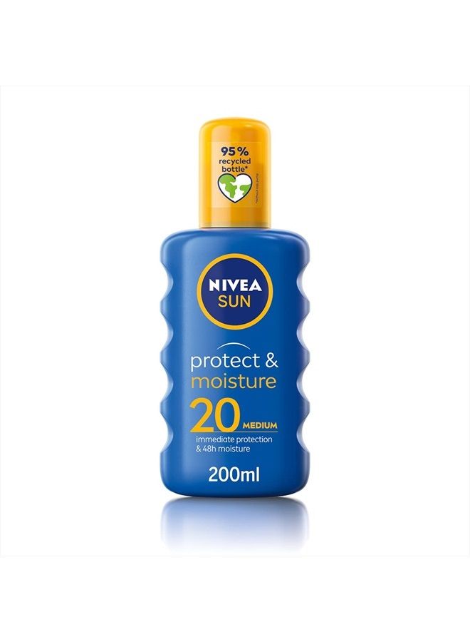 Sun by Nivea Protect & Moisturise Spray SPF20 200ml