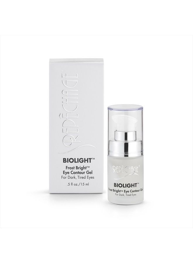 Repêchage Biolight Frost Bright Eye Contour Gel (15 mL) Cool, Refreshing Under Eye Skincare | Diminish Appearance of Fine Lines, Wrinkles, Dark Circles, Puffy Bags