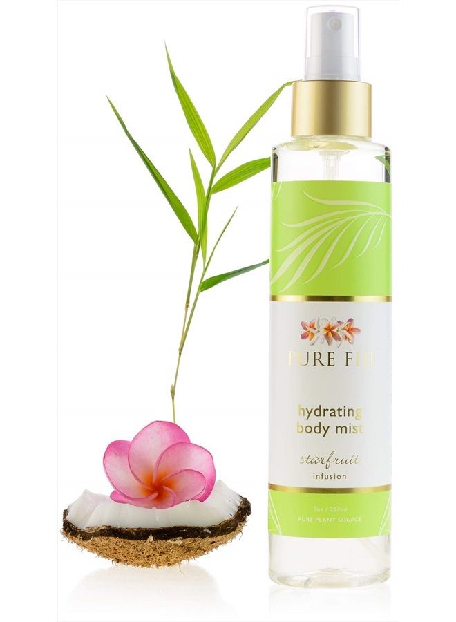 Hydrating Dry Body Mist Oil - Moisturizing Body Spray -Essential Natural Oil- Hair and Body Oil with Vitamin E, Starfruit, 3 Ounce
