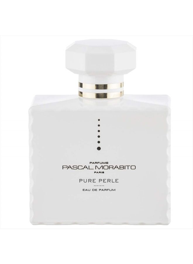 Pure Perle - 3.4 Oz Eau De Parfum - Fragrance Mist For Women - Floral Oriental Scent - Perfume Spray With Pear Blossom, Gardenia, Tonka, Cedar Accords