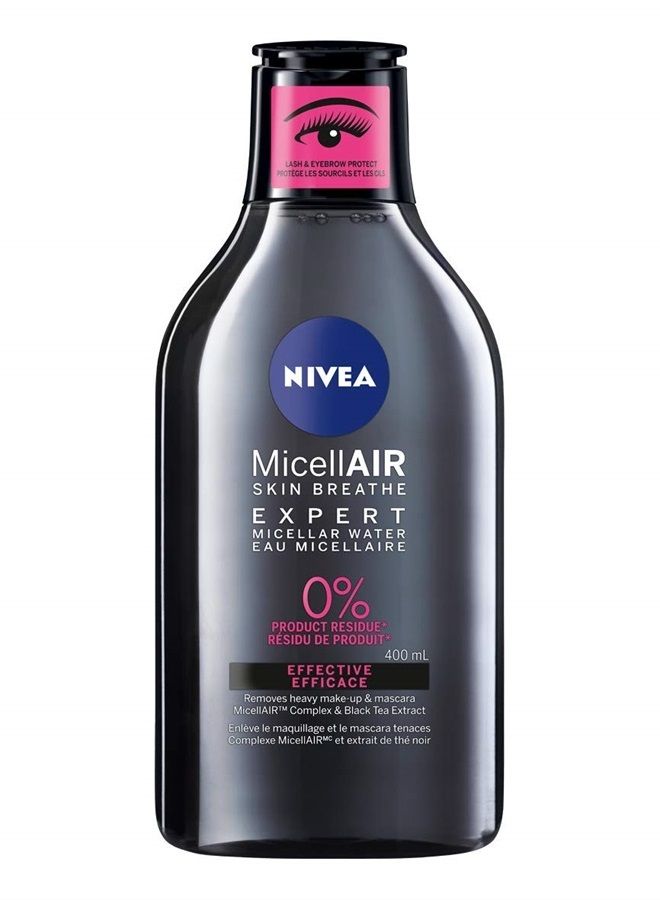 Nivea MicellAIR Expert Micellar Water, Effective, 400 ml