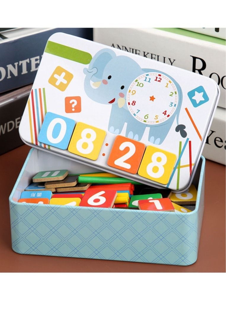 85-Piece  Mathematical Intelligence Stick Preschool Educational Toy Set