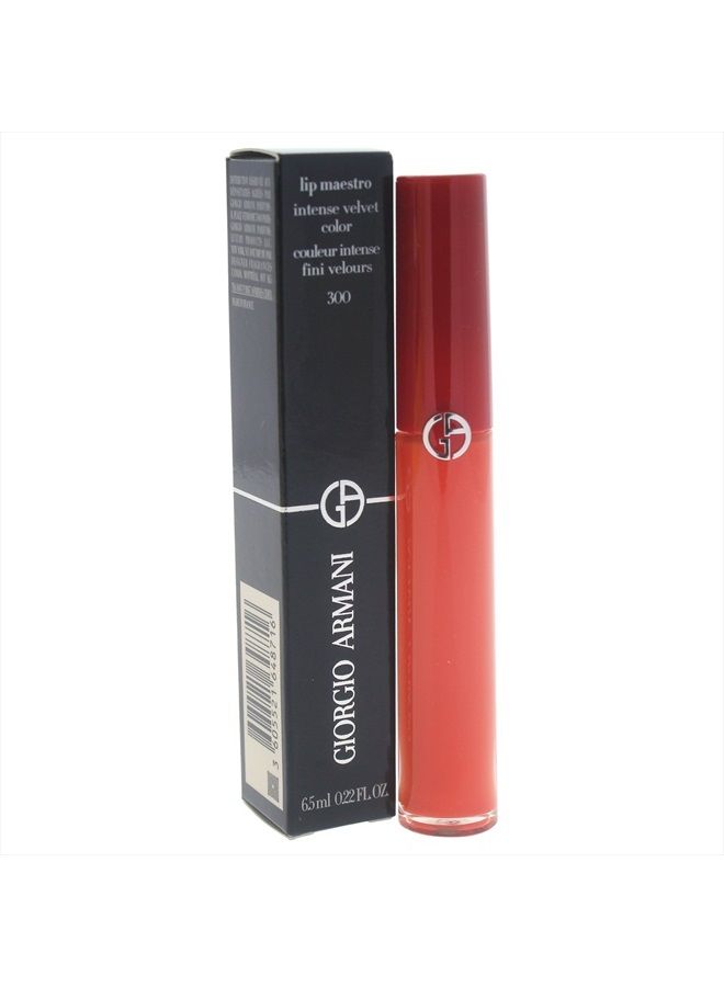 Giorgio Armani Lip Maestro Intense Velvet Color Lip Gloss for Women, Flesh, 0.22 Ounce