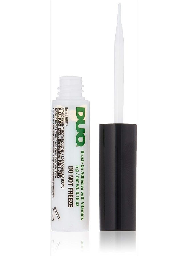 Brush-On Striplash Adhesive White/Clear, 0.18 Ounce (Pack of 2)
