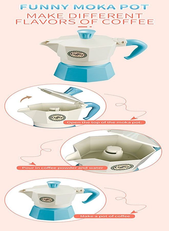 Kitchen Food Coffee Maker Afternoon Tea House Pretend Play Set Dessert Children's Playhouse Afternoon Tea Coffee Snack Set Baby Interactive Western Food Cake Kitchen Toys