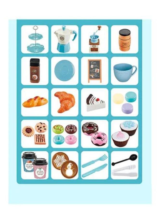 Kitchen Food Coffee Maker Afternoon Tea House Pretend Play Set Dessert Children's Playhouse Afternoon Tea Coffee Snack Set Baby Interactive Western Food Cake Kitchen Toys