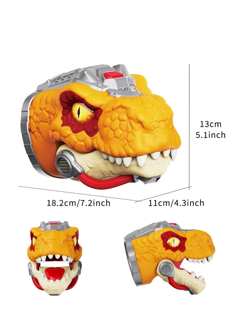 Dinosaur Hand Puppets Realistic Animal Head Toys with Light Sound for Boys Girls Perfect Gift for Kids 3 to 8 Years Old