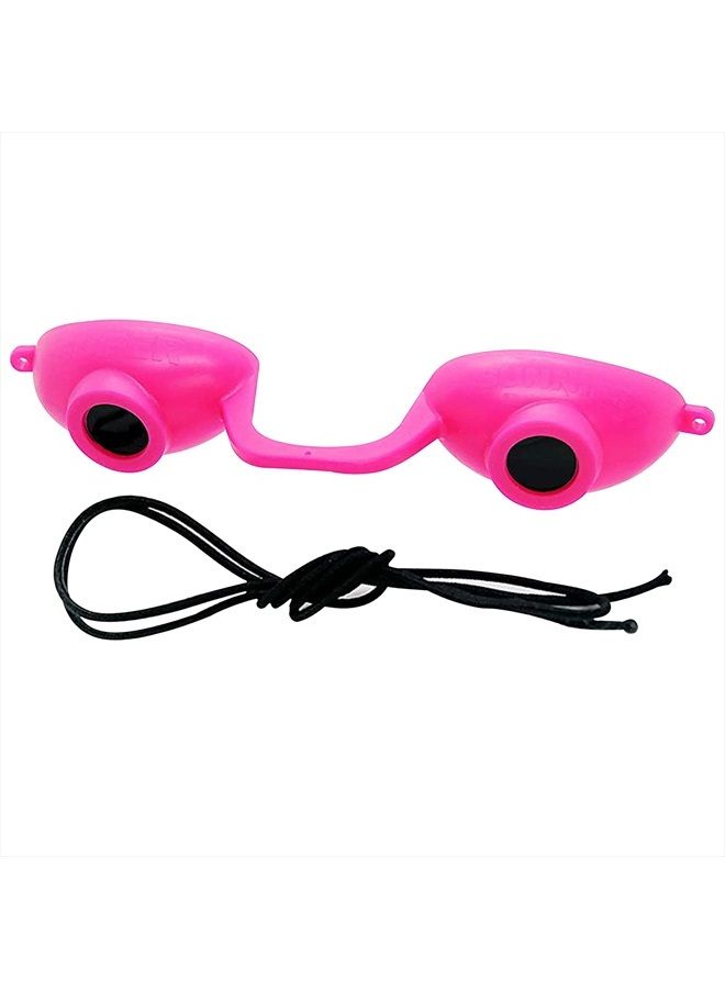Evo Flexible Tanning Bed Goggles UV Eye Protection Glasses Pink, FDA Compliant