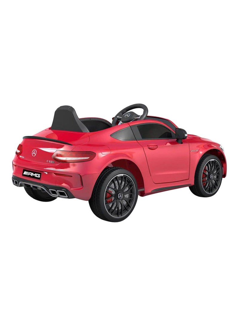 12v Mercedes Benz C63 Kids Rideon car - Red