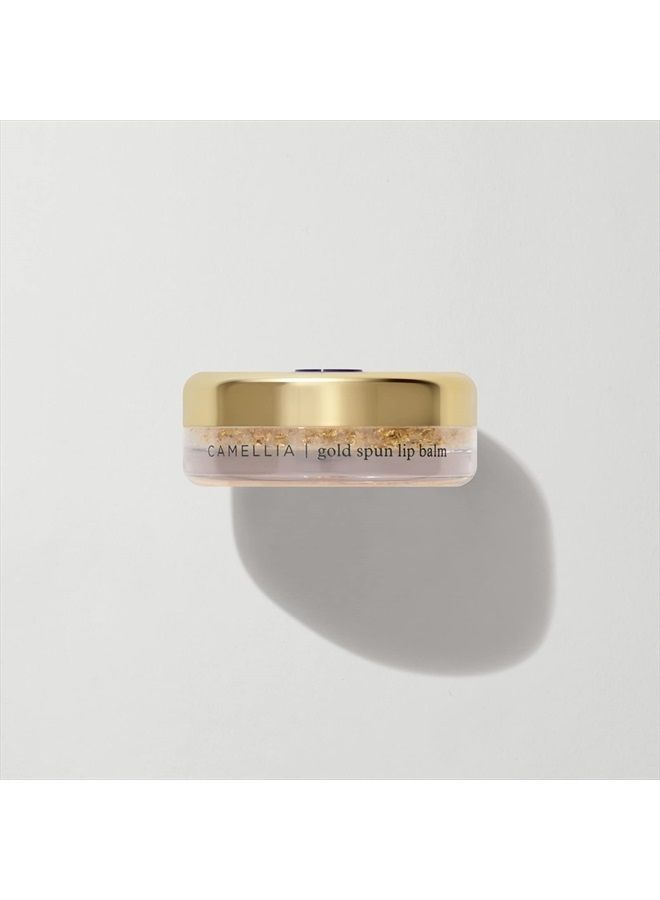 Tatcha Camellia Gold Spun Lip Balm | Nourishing & Intensely Hydrating, 6 G | 0.21 oz