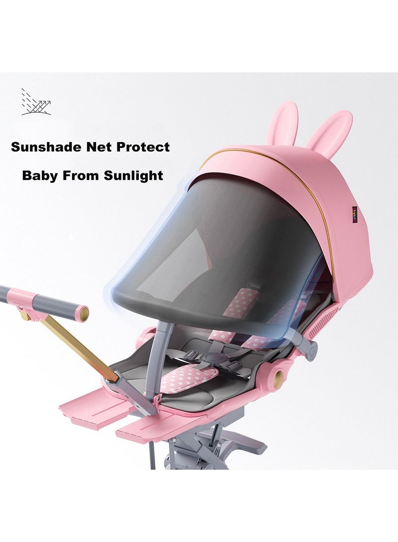 Lightweight Infant Stroller with Aluminum Frame fordable for Newborn Baby