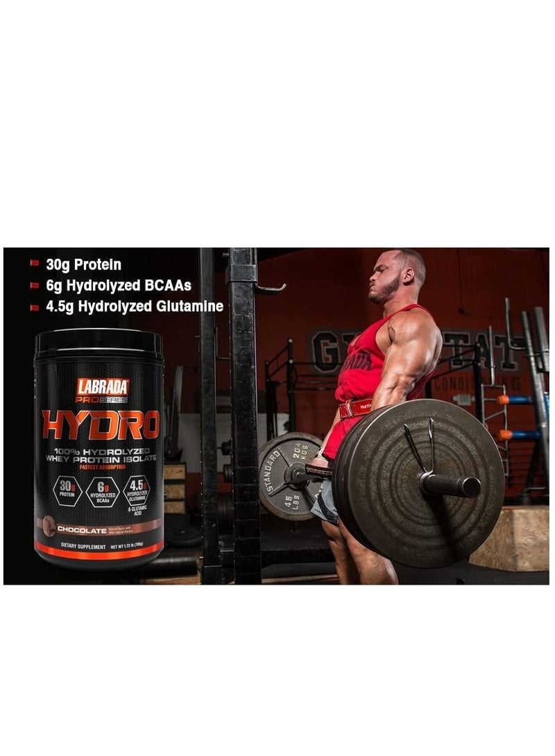 Pro Series Hydro 100% Hydrolyzed Whey Protein Isolate 1.72 lbs Chocolate
