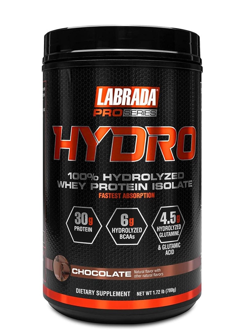 Pro Series Hydro 100% Hydrolyzed Whey Protein Isolate 1.72 lbs Chocolate