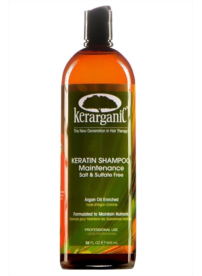 ORGANIC KERATIN TREATMENT - SALT & SULFATE FREE SHAMPOO - 32oz by KERARGANIC