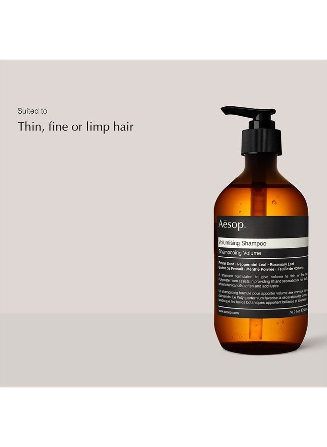 Volumising Shampoo | 500mL/16.9 oz | Paraben, Cruelty-free & Vegan