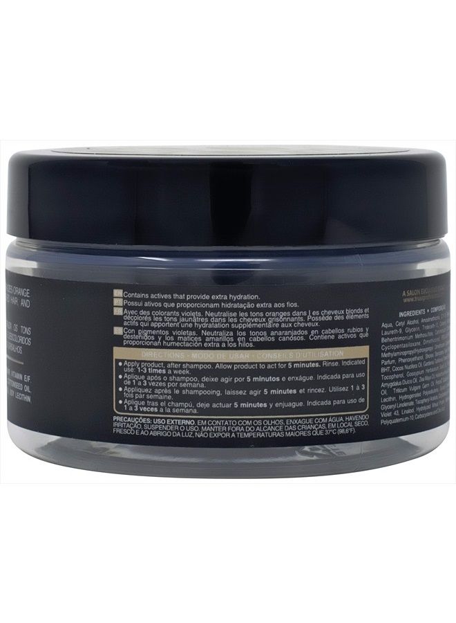 Blond Hair Mask - Hydrating Violet Purple Toner Hair Mask Neutralizes Orange And Yellow Tones On Blonde, Bleached, And Gray Hair