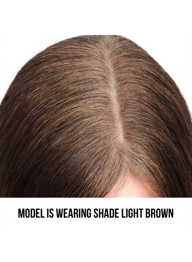 Color Wow Root Cover Up, Light Brown - Instantly cover greys + touch up highlights, create thicker looking hairlines, water resistant, sweat resistant - No mess multi award winning root touch up