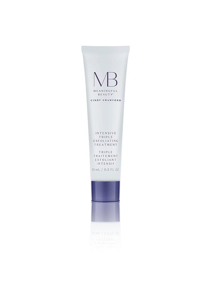 Intensive Triple Exfoliating Treatment , Infused with Papaya Enzymes, Glycolic Acid, Lactic Acid and Purifying Clay , 0.5 Fl Oz