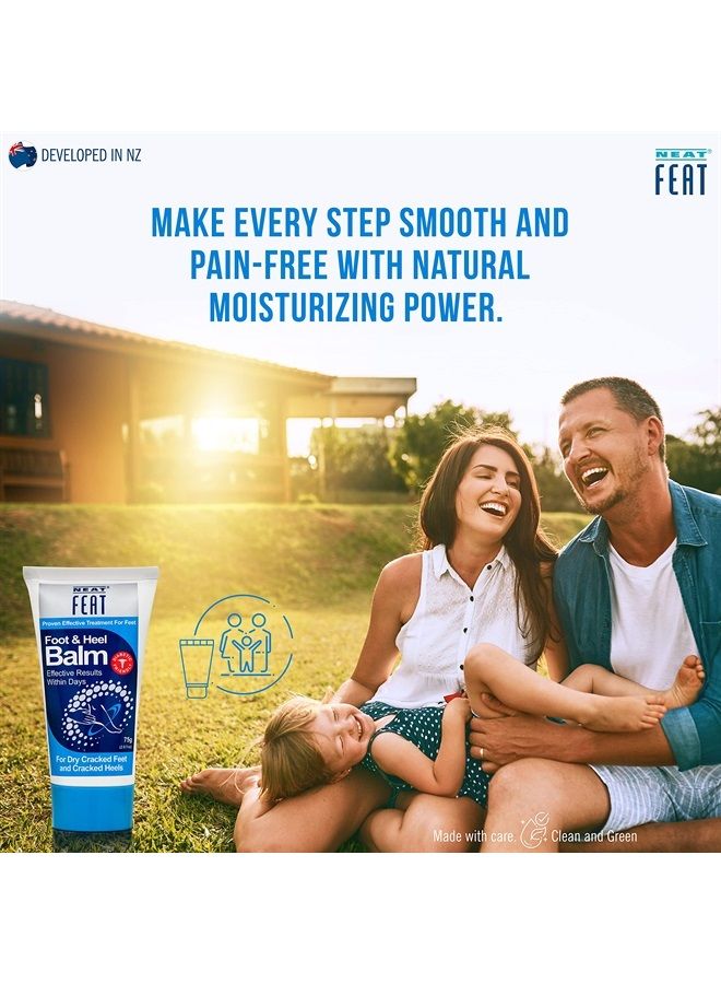 Foot and Heel Balm Twin Pack, Moisturizing Foot Cream, Dry & Cracked Skin on Heels and Feet, 5.2 Fl Oz, Pack of 2
