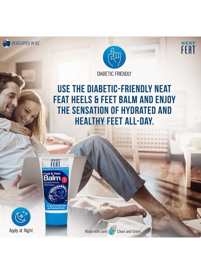 Foot and Heel Balm Twin Pack, Moisturizing Foot Cream, Dry & Cracked Skin on Heels and Feet, 5.2 Fl Oz, Pack of 2