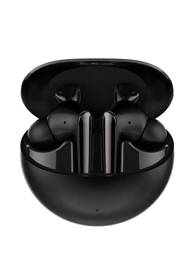 T01 Pro TWS In-Ear Earphones Wireless Earbuds With Replacement Eartips And Protective Case Standard Version Black