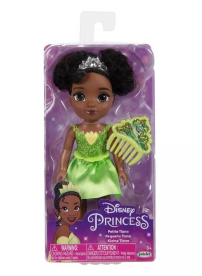 Disney Princess Doll with Comb - Tiana 15cm