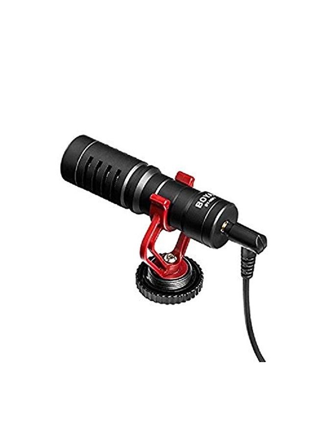 BY-MM1 Shotgun Video Microphone, Universal Compact On-Camera Mini Recording Mic, Directional Condenser for DSLR, Camcorder, iPhone, Android Smartphones, Mac, Tablet