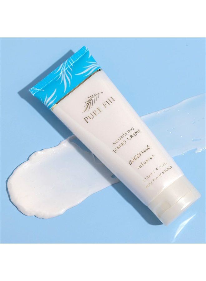 Nourishing Hand Cream - Deep Moisturizing Hand Cream for Women and Man, Dry Skin - 24 Hour Moisture, Organic Ingredients, Coconut, 4 oz