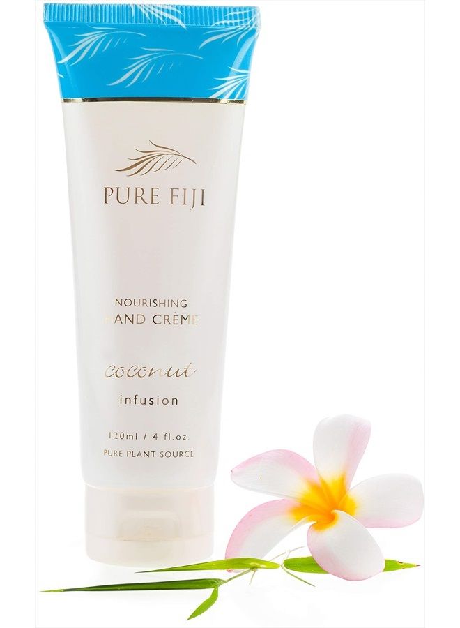 Nourishing Hand Cream - Deep Moisturizing Hand Cream for Women and Man, Dry Skin - 24 Hour Moisture, Organic Ingredients, Coconut, 4 oz