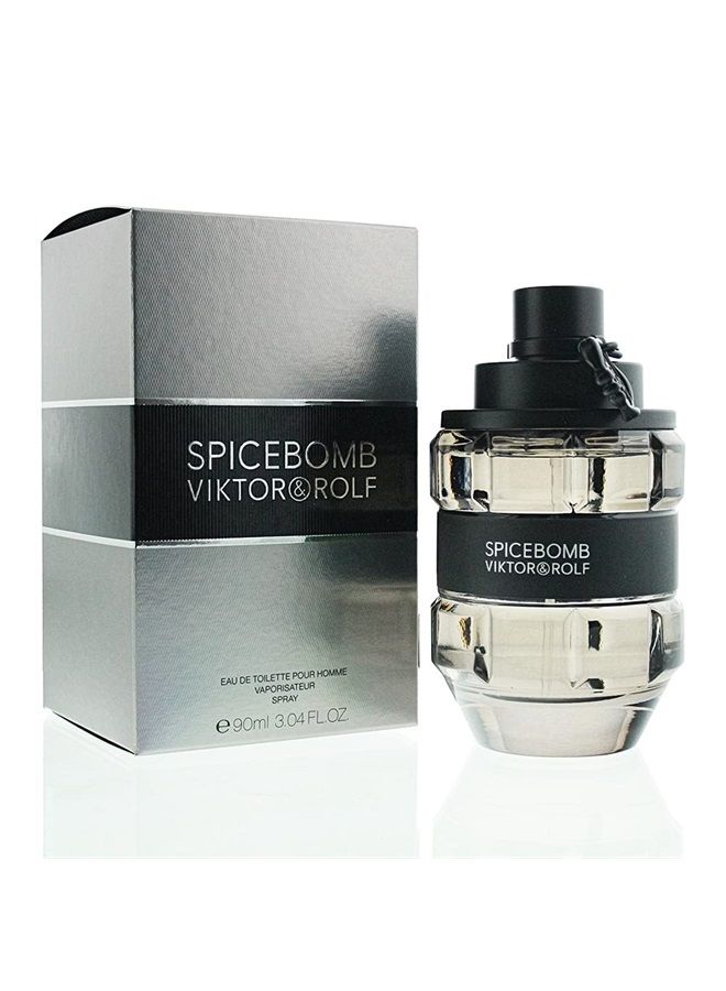 Spicebomb Eau De Toilette Spray for Men, 3.04 Ounce