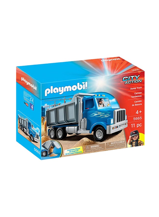 11-Piece Dump Truck Playset 5665 12.45x34.8x24.89cm