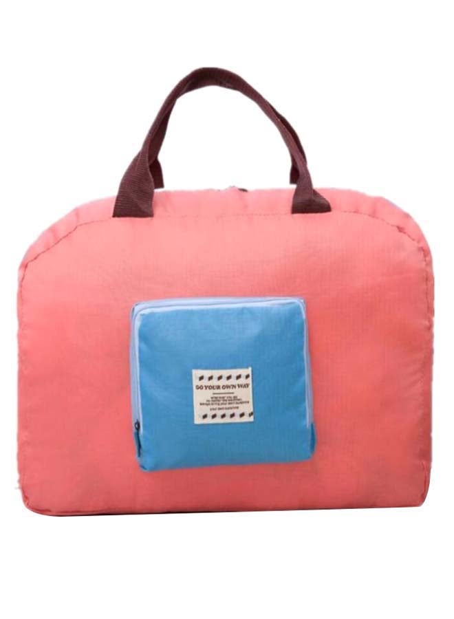 Waterproof Multi-Functional Foldable Travel Duffel Bag Pink/Blue/Brown