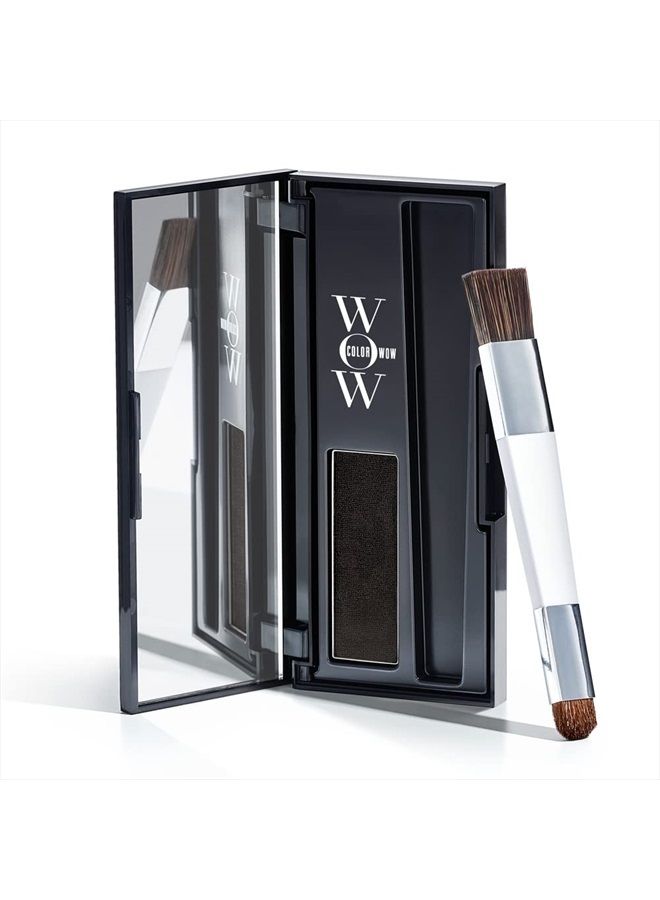 Color Wow Root Cover Up, Black – Instantly cover greys + touch up highlights, create thicker-looking hairlines, water-resistant, sweat-resistant - No mess multi-award-winning root touch up