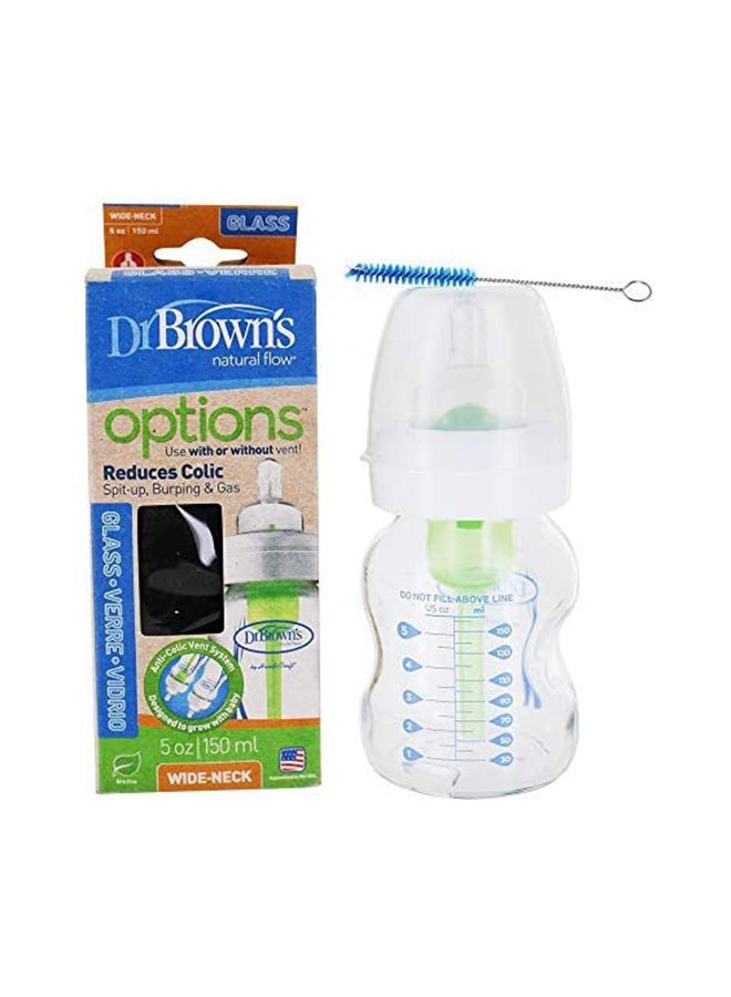 5 Oz/150 Ml Glass W-N Anti-Colic Options+ Bottle, 1-Pack