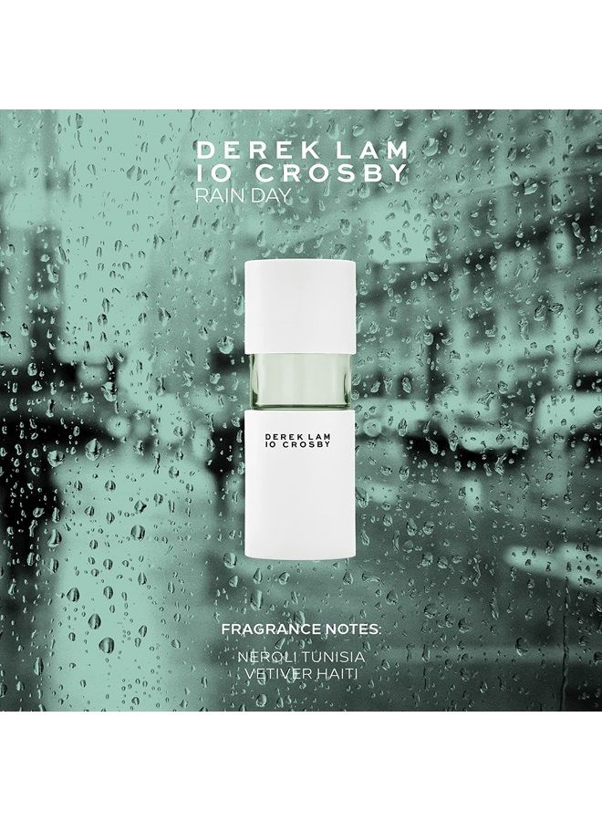 10 Crosby - Rain Day - 5.9 Oz Eau De Parfum - A Refreshing, Light Fragrance Mist For Women - Perfume Spray With Citrusy Neroli And Green Vetiver Notes