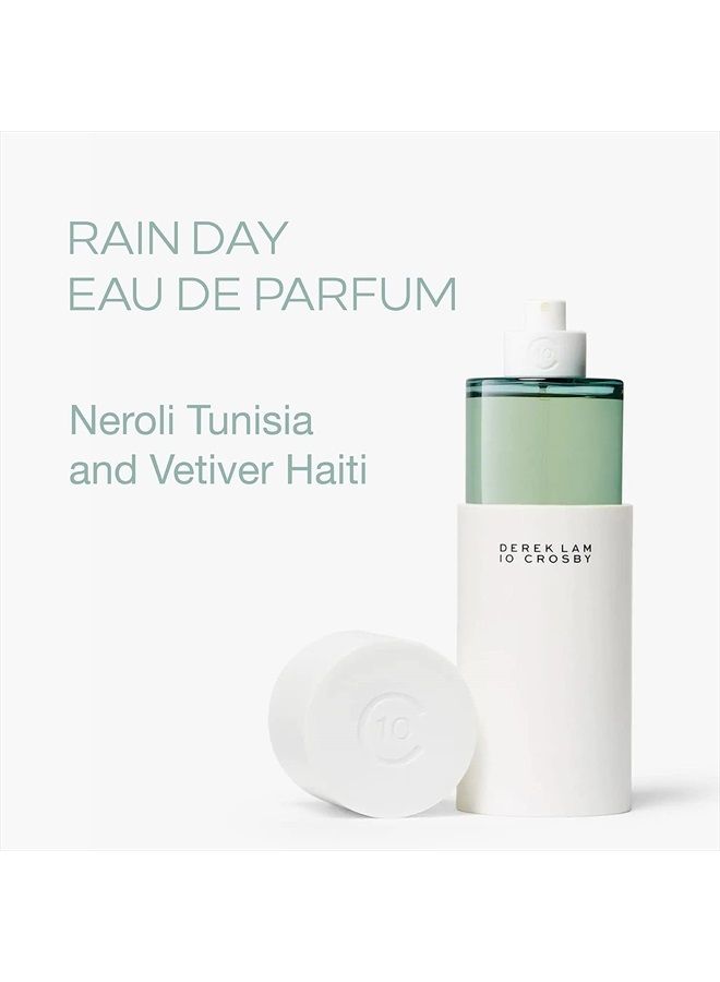 10 Crosby - Rain Day - 5.9 Oz Eau De Parfum - A Refreshing, Light Fragrance Mist For Women - Perfume Spray With Citrusy Neroli And Green Vetiver Notes