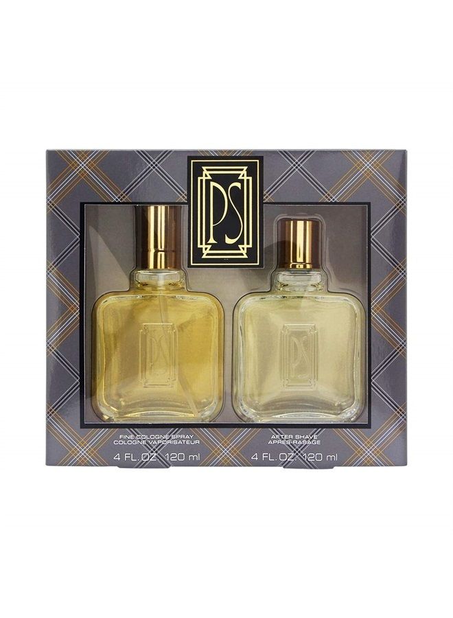 By Paul Sebastian -- Gift Set - 4 oz Cologne Spray + 4 oz After Shave for Men