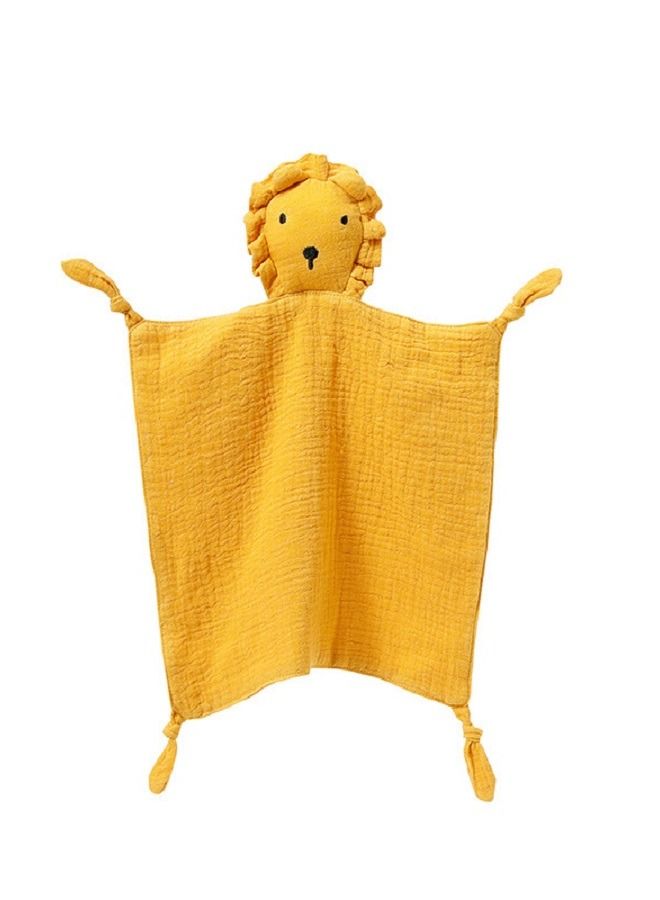 Baby Pure Cotton Cloth Comfort Towel Baby Sleeping Doll Lion Multicolor
