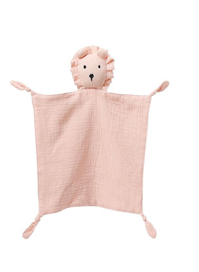 Baby Pure Cotton Cloth Comfort Towel Baby Sleeping Doll Lion Multicolor