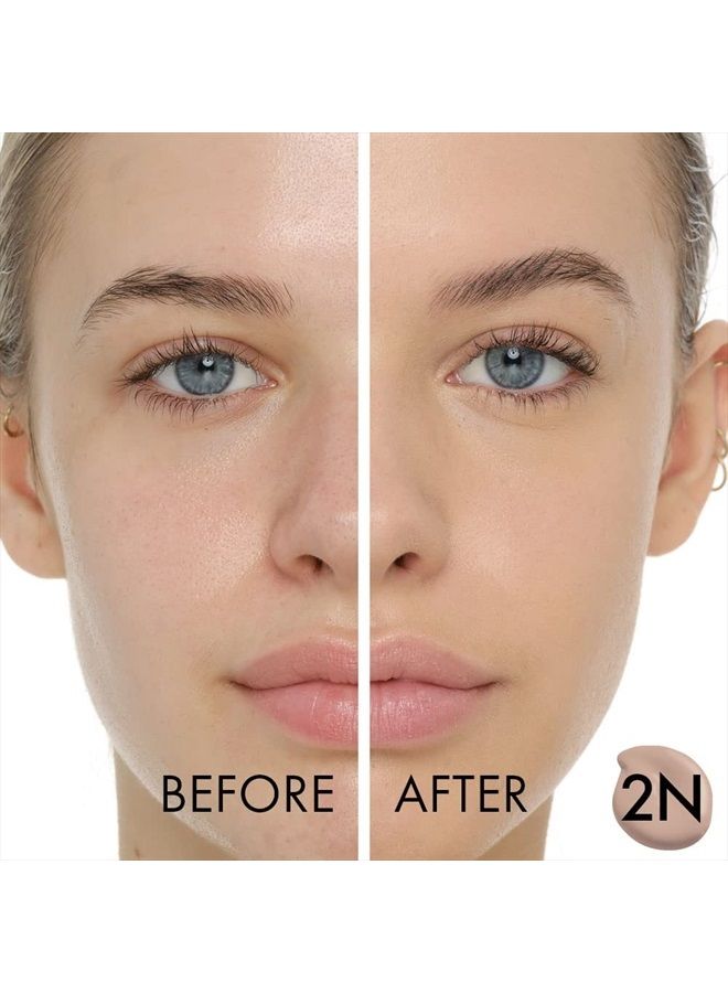 Sunset Skin Liquid Foundation | 2N | Buildable Coverage | Water-Resistant, Hypoallergenic, Oil-Free, Cruelty Free & Vegan | Lightweight & Brightening | Long Lasting | All Skin Types