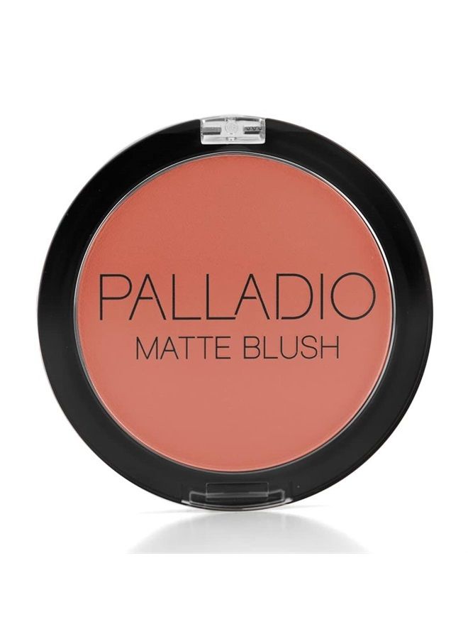 Matte Blush, Brushes onto Cheeks Smoothly, Soft Matte Look and Even Finish, Flawless Velvety Coverage, Effortless Blending Makeup, Flatters the Face, Convenient Compact, Tipsy