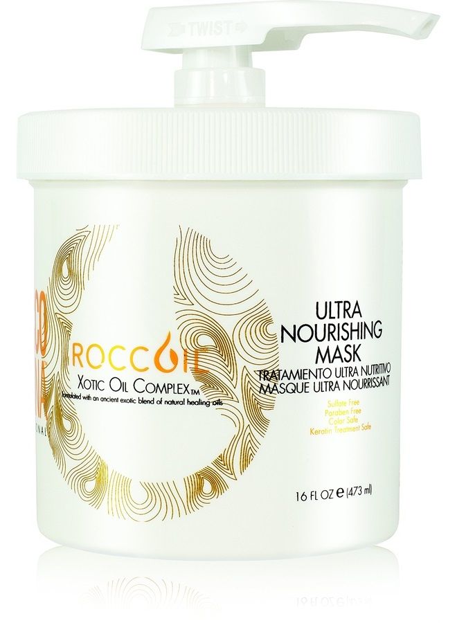 Ultra Nourishing Mask, Enhances Hydration, Softness and Shine, Sulfate and Parabens Free, 16 oz