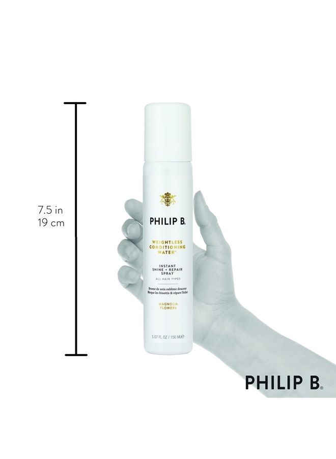 Weightless Conditioning Water, Magnolia Flower, 5.07 oz. (150 ml) | Adds Smoothness, Fullness and Shine