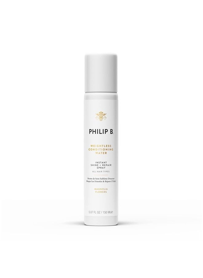 Weightless Conditioning Water, Magnolia Flower, 5.07 oz. (150 ml) | Adds Smoothness, Fullness and Shine